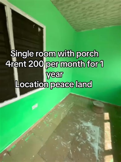 Single Room with Porch for Rent at Peace Land