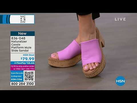 Naturalizer Cassie Platform Mule Slide Sandal