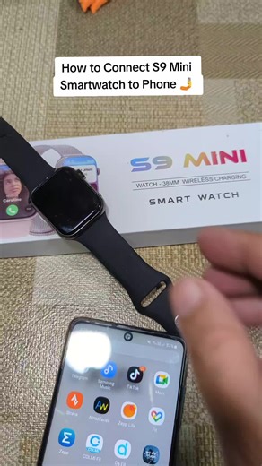 How to Connect and Pair your S9 Mini Smartwatch to Phone 🤳with M2 Wear App #smartwatch #m2wear S9 Mini User Guide #s9mini