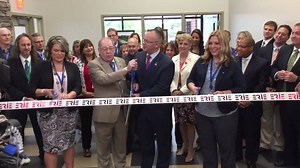 David Belmondo: The ribbon was cut this morning for Erie Federal Credit Union's newest branch and corporate office in the former Glenwood Elementary school. A look inside tonight on JET 24 Action News beginning at 5. | JET/FOX/YourErie