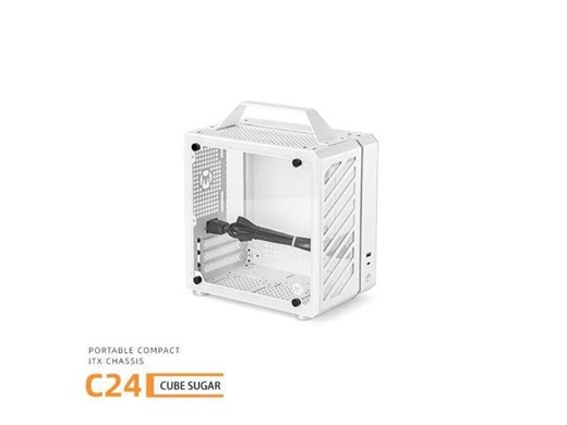 Mechanic Master C24 Small Cube Sugar Mini-ITX Chassis / Alumium / Steel / Temered Glass ITX Small Form Factor Computer Case White - Newegg.com