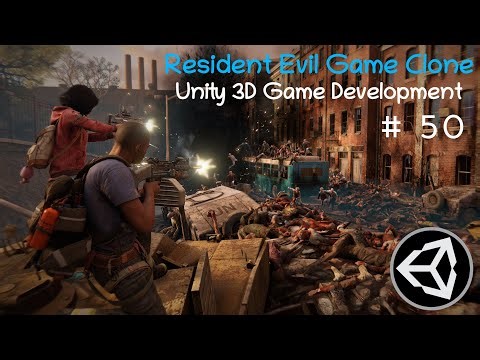 Player Health Bar Unity 3d UI Tutorial - Zombie Game in Unity Game Engine Tutorial for Beginners