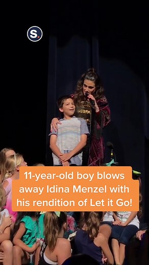 11-year-old boy blows away Idina Menzel with his rendition of Let it Go!