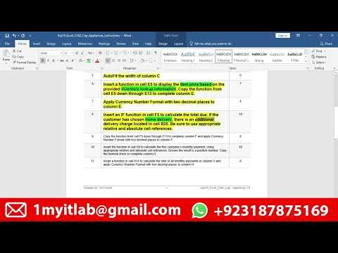 Exp19 Excel Ch02 Cap Appliances