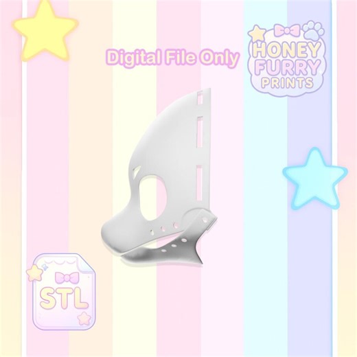 Fursuit Head Base STL File: 3D Kigurumi Doll Mask, Cosplay Helmet Pattern (digital Download) - Etsy