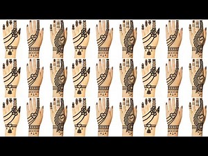 🔥😱 Best Arabic Back Hand Mehndi Design | मेंहदी डिजाइन लगाना सीखे | Simple Back Hand Mehndi| Mehandi