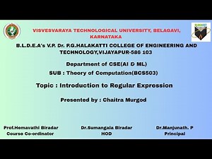 Introduction to Regular Expressions