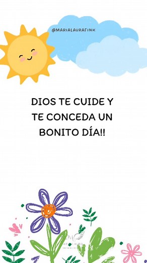 Y que brille el sol en tu vida! . ¡Bendecido día! 🫶🏻☀️ | María Laura Fink