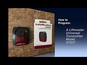 How to program a universal remote to a chamberlain with a green learn button.