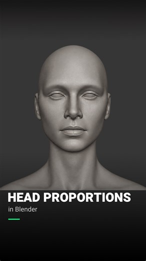 How to Sculpt a Head in Blender | Start With Proportions