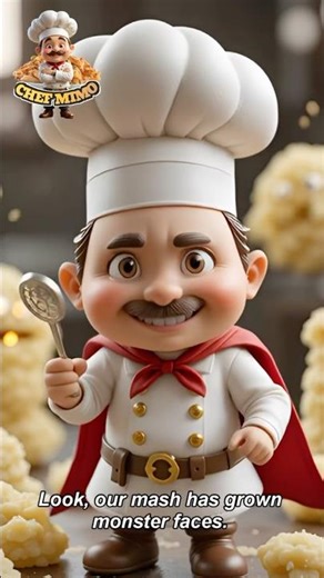 Chef Mimo’s Monster Mashed Potatoes| Magical Food Adventure for Kids #food #short #disney #cartoon