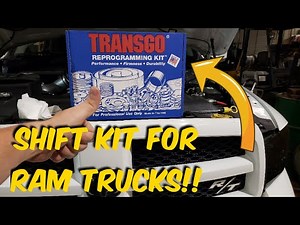 RAM R/T TRANSGO SHIFT KIT INSTALLATION!!