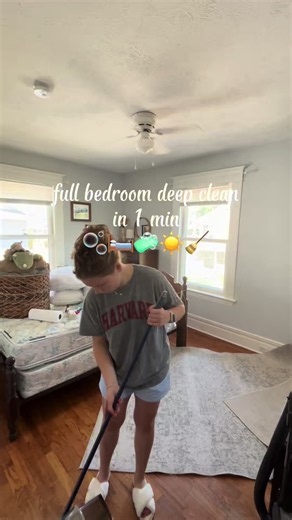 sunny day deep clean ☀️ the full bedroom needed to be reset for the summer 🧼🫧 #deepclean #cleantok #foryoupage #cleanwithme #timelaspe