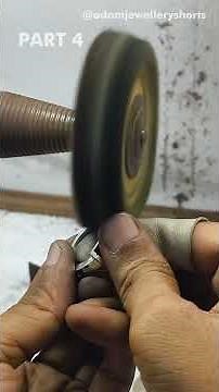 Making a Stunning Silver Princess Cut Diamond Ring 💍 | Part-4 #diamondring #silver #handmadejewelry