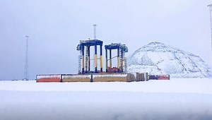 7K views · 128 reactions | The first two intelligent straddle carriers independently developed by our subsidiary ZPMC for Hutchison Ports were delivered at the latter’s Container Terminal Norvikudden (CTN) in Sweden on March 4 after on-site debugging. Despite challenges brought by the COVID-19 outbreak, our team ensured the smooth delivery of the equipment. Click on the video for more info about the straddle carriers. #straddlecarrier #COVID19 | China Communications Construction | Facebook