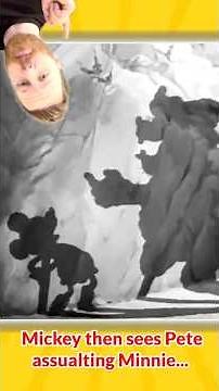 WHY did Pete do this to Mickey Mouse!? #disney #oldcartoons #disneyhistory#mickeymouse
