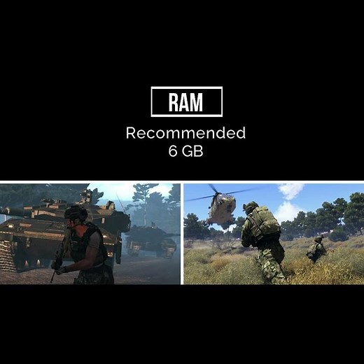 Arma 3 PC Game - Recommended System Requirements