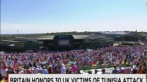 Moment of silence for Tunisia attack victims