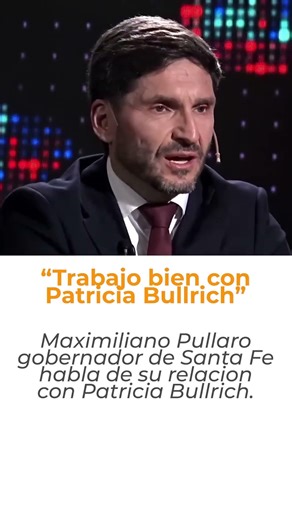 Trabajo bien con Patricia Bullrich