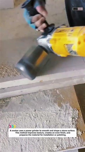 Stone Surface Grinding Tool | Fast & Smooth Finishing Technique