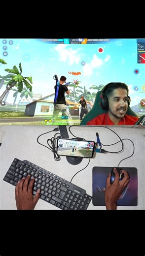 Free fire keyborad mouse gameplay | gaming shorts | #shorts