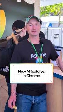 New AI features in Chrome
