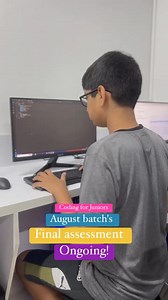 1.4K views · 19 reactions | Coding for Juniors August batch's Final Assessment ONGOING‼️#CreativeJuniors #FosteringCognitiveBrilliance #CodingForJuniors #KidsInTech | Creative Juniors | Facebook