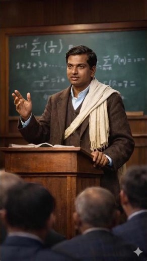 The Math Genius Who Talked to God: Srinivasa Ramanujan 🇮🇳 #shorts