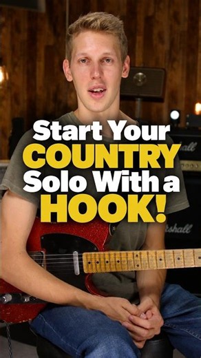 Start Your COUNTRY Solo With a HOOK! @ahrenshreeve @fender