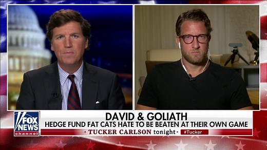 1.8M views · 27K reactions | "Somebody has to go to jail for this. This was intentional market manipulation." Barstool Sports founder Dave Portnoy joined "Tucker Carlson Tonight" to weigh in on the ongoing frenzy surrounding GameStop's stock and the actions of trading platform Robinhood. | Fox News | Facebook