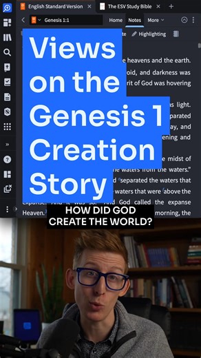 4.6K views · 30 reactions | There are so many views on the Genesis 1 creation story. Here's a quick overview. 朗 Get a more in-depth discussion of these views on What in the Word? Watch or listen: https://www.logos.com/grow/witw-creation-story-genesis-1/?utm_campaign=show-witw&utm_source=facebook&utm_medium=social&utm_content=1746816188 | Logos Bible Study Platform | Facebook