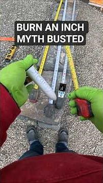 Contractor BUST tape measure Myth, burn an INCH #construction #funny #bluecollar #comedyclub