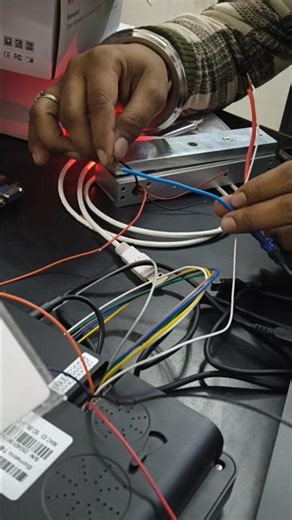 access control door magnet lock connection
