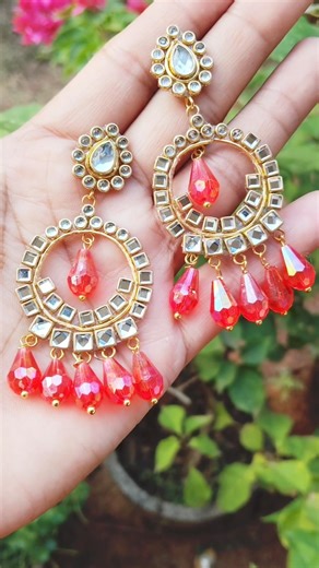 Diy elagant earrings making #shortvideo #short