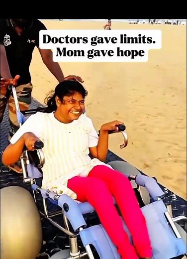 A mother's love moves what paralysis can't