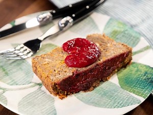 Apple Quinoa Lentil Loaf