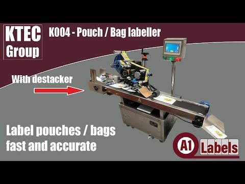 K004 - Pouch and bag labeller - Labels-U-Print ® - KTEC GROUP UK