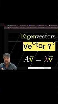 Eigen value and Eigen vector explained