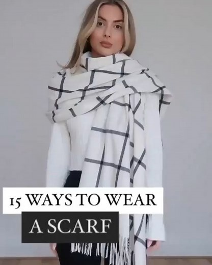 6.7K views · 42 reactions | 15 ways to wear a scarf 泥 #winteroutfit #outfit #looks #winteroutfits #scarfstyle #fashionstylio | How To Make | Facebook