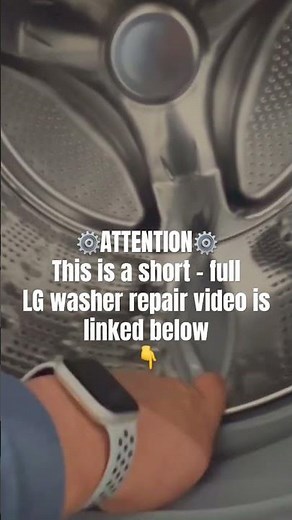 LG WM3850HVA Dancing - Weak or No Final Spin Replacement Springs + Shock Absorbers Appliance Fix Lab