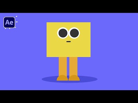 2D Flat Character Animation in After Effects Tutorials