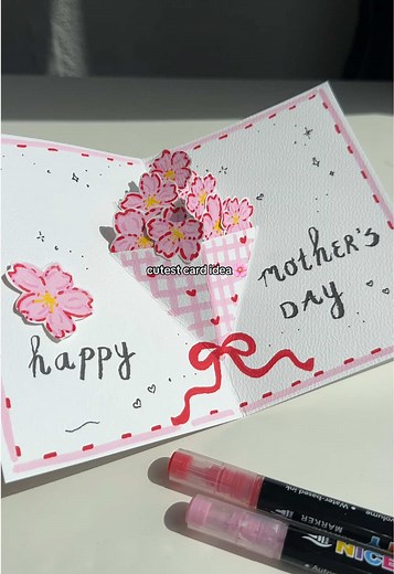 DIY Cute Pop-Up Card for Mother's Day | Handmade Gift Idea