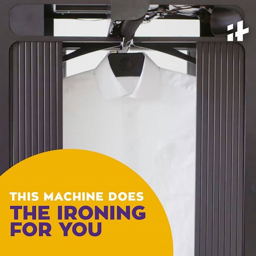 Meet #Effie, an automatic iron machine. This is a blessing in disguise! | Indiatimes