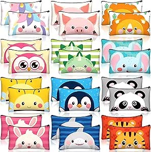 Disney Filled Pencil Case with Stationery for Kids, School Supplies Coloring Pencils, Markers - Gifts for Girls (Multi Stitch Triple Zip)