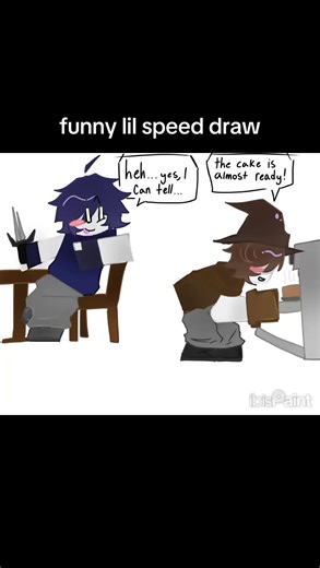 RE-UPLOAD! funny speed draw #twotime #azure #drawing #azuretime #forsaken Inspo: @Nolimafiosoazure!!