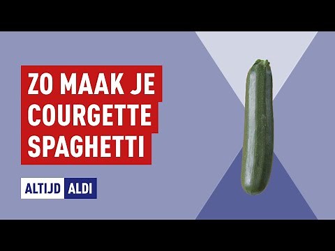 Courgette spaghetti: hoe maak je courgettini in een paar stappen? | Altijd ALDI