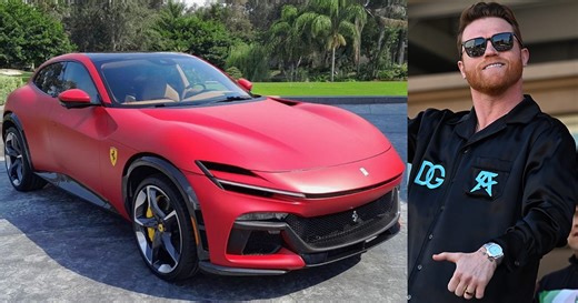 'Canelo' presume nuevo e histórico Ferrari valuado en más de 8 MDP