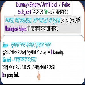Dummy Subject "It" | RH Method of Learning English