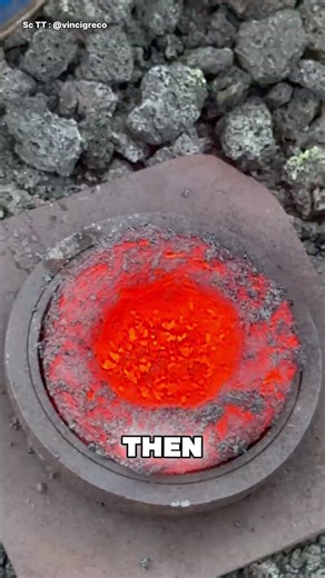 He Turned Molten Lava Into a Stone Ashtray 😳🔥