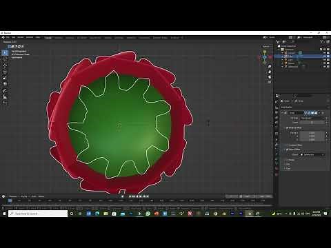 How to make rose in Blender | rose modeling | flower in blender |